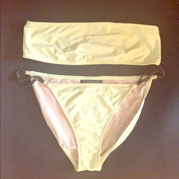 Zimmermann Other - Zimmerman bikini yellow size 2